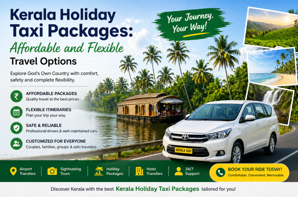 Kerala Holiday Taxi Packages: Affordable and Flexible Travel Options
