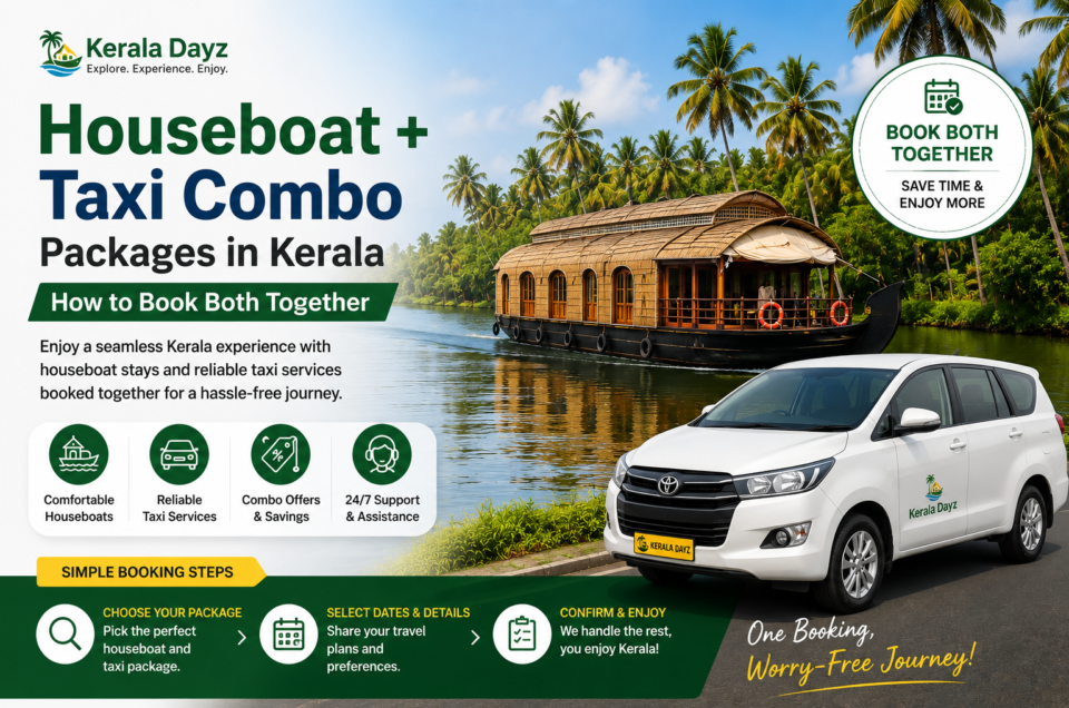 Kerala houseboat taxi package