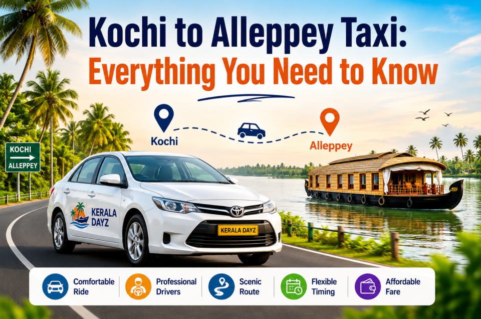 Kochi to Alleppey taxi