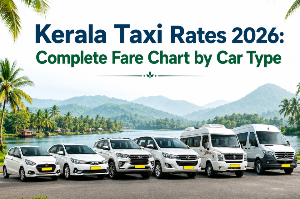 Kerala taxi rates 2026 by car type