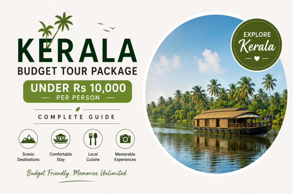 Kerala budget tour package under Rs 10,000